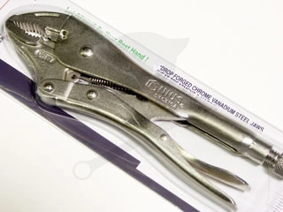 Fogó patent normál íves pofás 10" Genius
