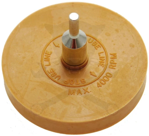 Fólia radír - vanília korong 4000 RPM menetes + adapter - BGS Technic
