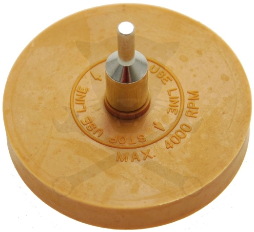 Fólia radír - vanília korong 4000 RPM menetes + adapter - BGS Technic