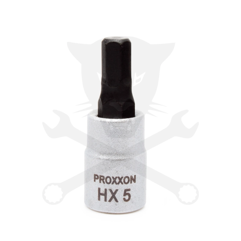 Rátűzőkulcs - crowa+bit 1/4" Imbusz HX5 Proxxon