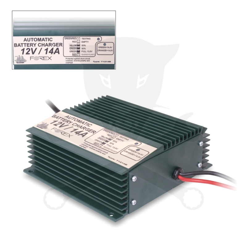 Akkumulátor töltő FRX 12V - 14A - Full Automata - Profi