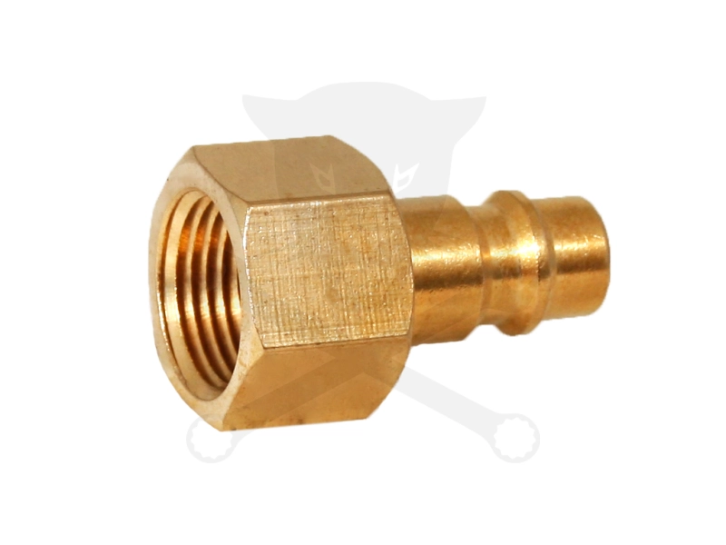 Levegős csatlakozó - gyorscsatlakozó apa - RÉZ - 3/8" BM - OLASZ