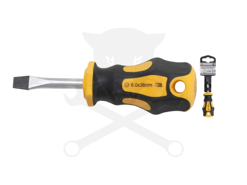 Csavarhúzó lapos 6 mm marok