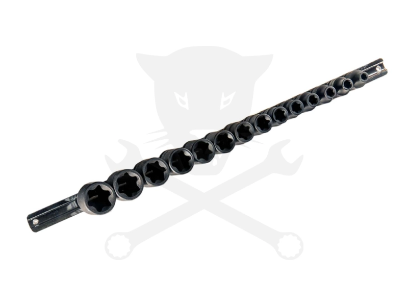 Légkulcsfej készlet 1/2" 14 db-os belső E-Torx dugófej készlet E8-E32 -Genius