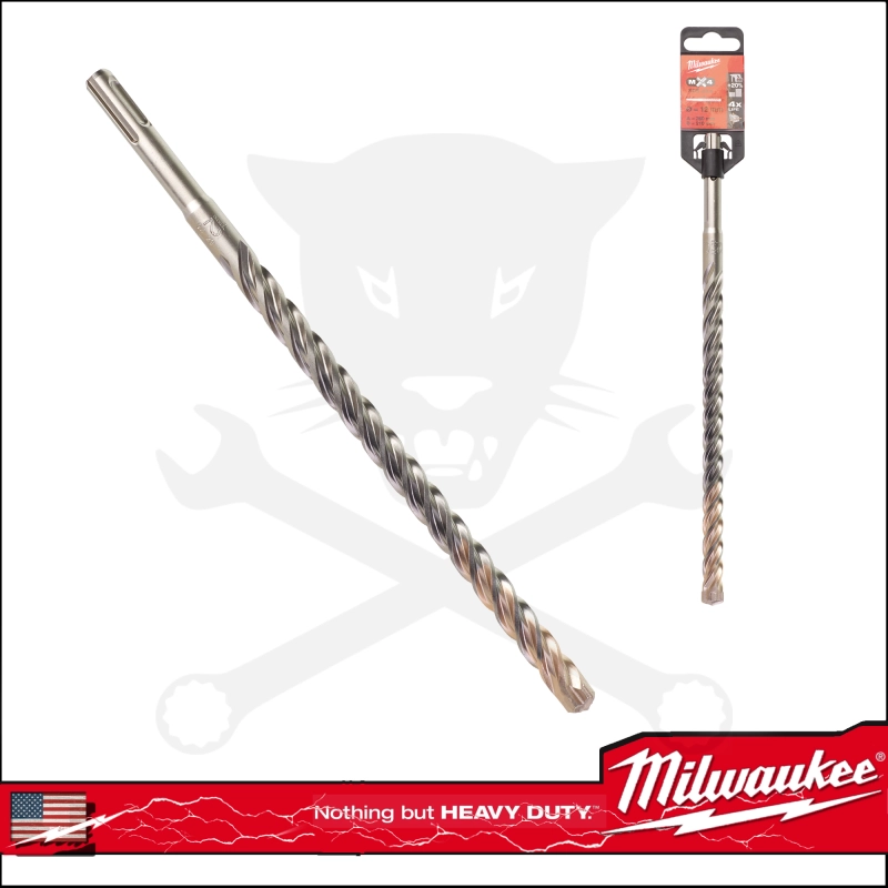 Kőzetfúró 12 x 260 mm - négyélű  SDS-Plus - MX4 Milwaukee