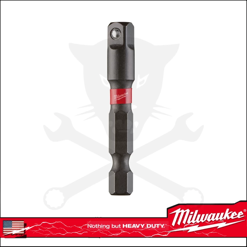 Adapter, hatlap-négylap IMPACT 1/4"-1/4" Torziós - Milwaukee