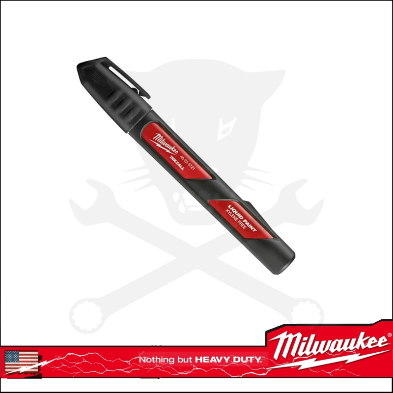 Jelölő filctoll INKZALL Milwaukee FEKETE