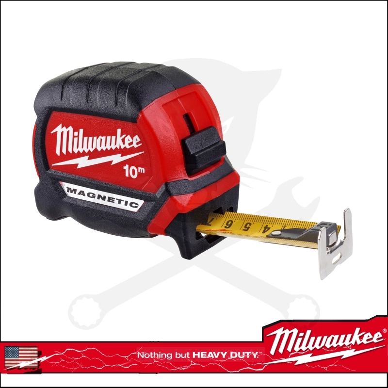 Mérőszalag  10 m x 27 mm gumírozott mágneses - Milwaukee