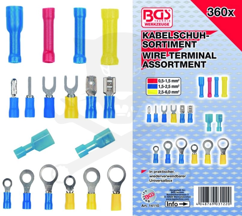 Kábelsaru készlet 360 db-os
