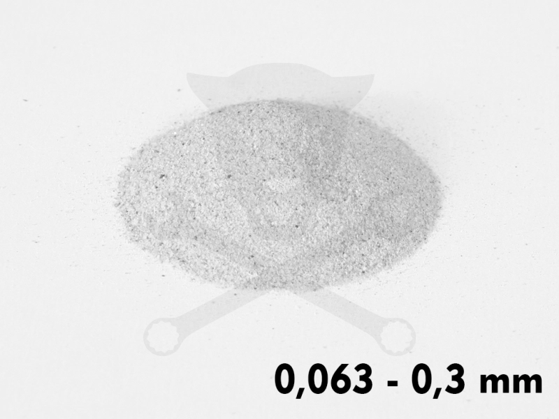 Homok kvarc 0,063-0,3 mm-es 25 kg-os zsákos kiszerelés (HOM0.063-0.3/25)