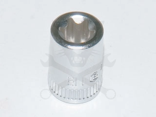 Dugókulcs - crowafej 1/4" belső torx E05 Genius