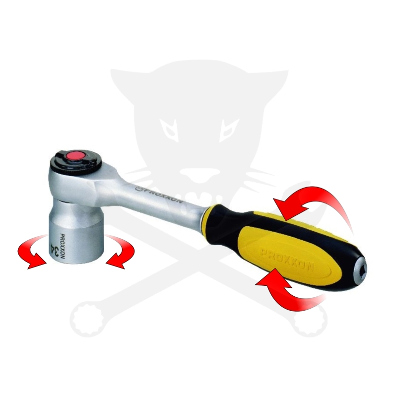 Crowa racsnis kulcs 1/2" 52 fog ROTARY-forgó nyelű PROXXON