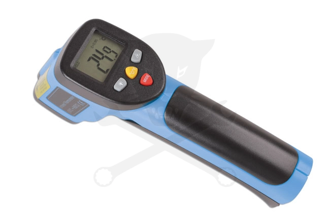Hőmérő, infravörös, digitális - Thermometer -50 - 650°C