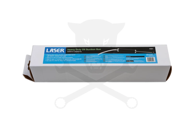 Olajbetöltő kézipumpa 5dl erősített - 500 ml - Laser
