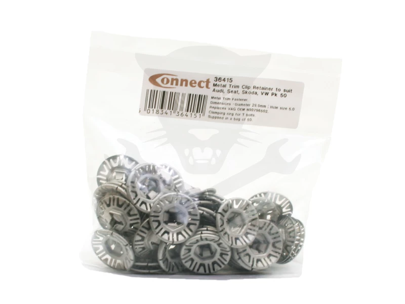 Fém rögzítő alátét készlet 50db D=29,9x5,0 mm -hővédő lemez- VAG