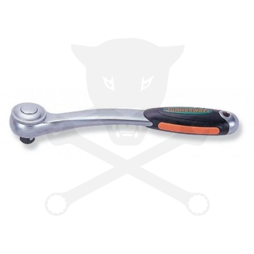 Crowa racsnis kulcs 3/8" 72 fogú hajlított