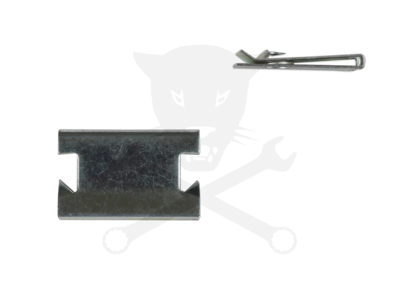 Fém lemezanya"U" készlet 50db 25x11x4.2 mm - Mercedes/Smart