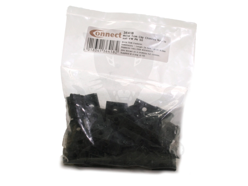 Fém lemezanya"U" készlet 50db 24,3x16,3x6,0 mm Audi/Seat/Skoda/VW