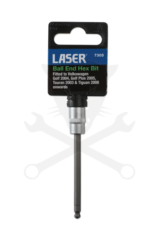Rátűzőkulcs - crowa+bit 1/4" Imbusz gömbvégű 4 mm hosszú -AT18 -