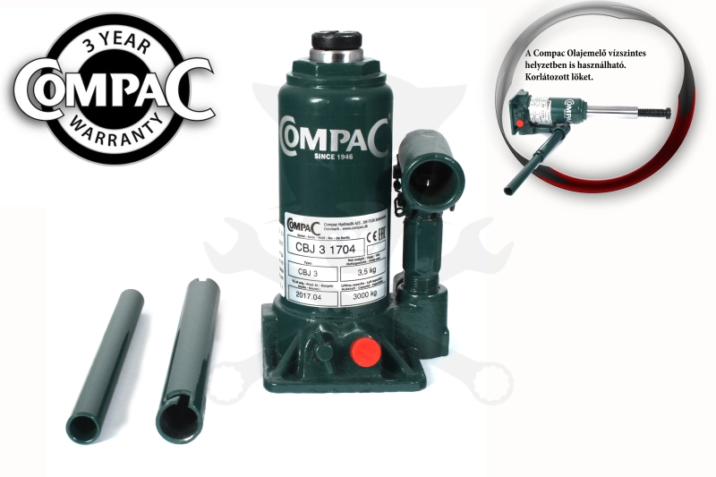 Olajemelő  3 tonnás Compac