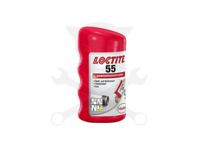 Teflon csőtömítő zsínór 160 m Loctite 55  (LOC.55/160)
