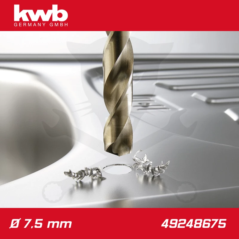 Csigafúró  7,5 mm HSS-G Co5 DIN 338 Twist, profi - KWB