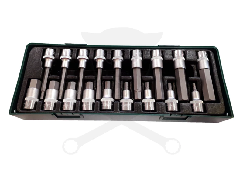 Rátűzőkulcs készlet 1/2" imbusz 5-19 mm Jonnesway