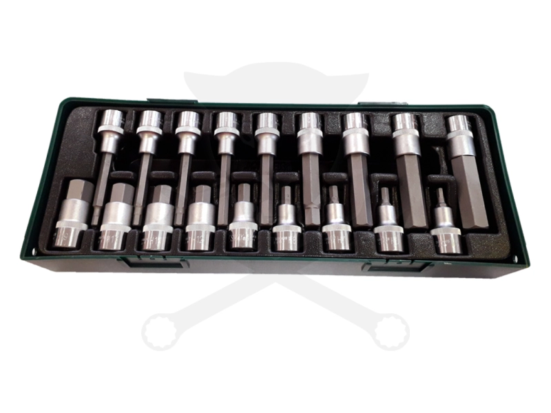 Rátűzőkulcs készlet 1/2" imbusz 5-19 mm Jonnesway