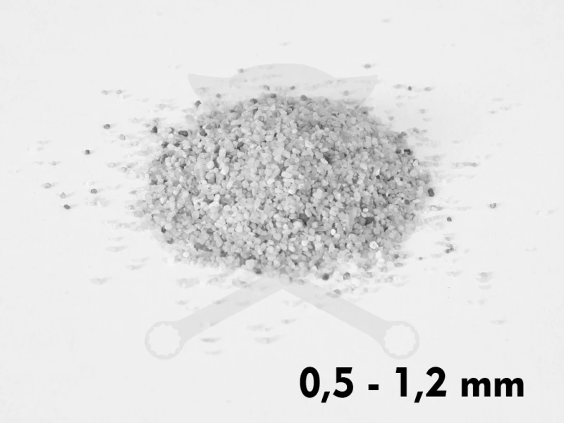 Homok kvarc 0,5-1,2 mm 25 kg zsákos kiszerelés (HOM0.5-1.2/25)