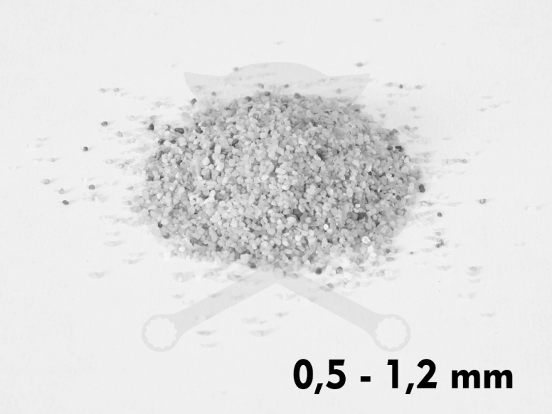 Homok kvarc 0,5-1,2 mm 25 kg zsákos kiszerelés (HOM0.5-1.2/25)