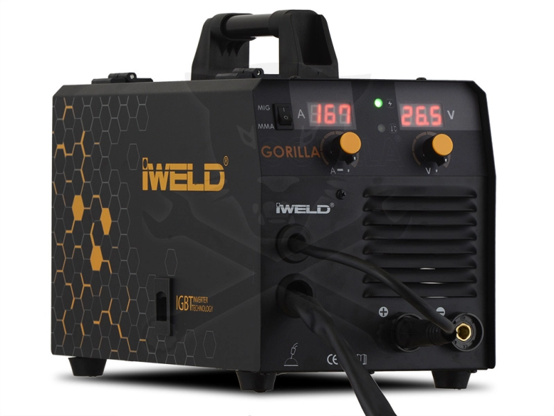 Hegesztő inverter Gorilla PocketMIG 165 Aluflux - IWELD