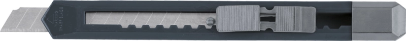 Vágókés, biztonsági törhető pengével, automata rögz. 9 mm KWB
