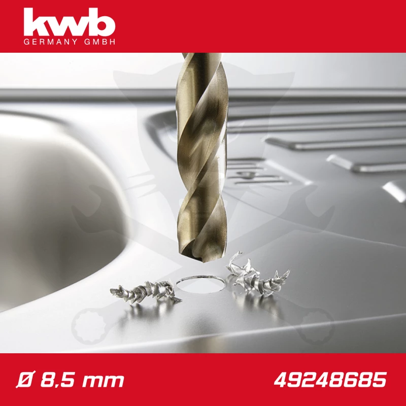 Csigafúró  8,5 mm HSS-G Co5 DIN 338 Twist, profi - KWB