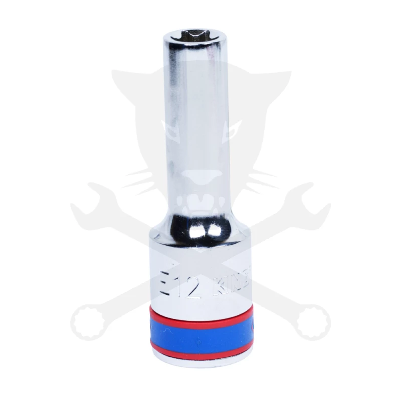 Dugókulcs - crowafej 1/2" belső torx hosszított E12 KingTony