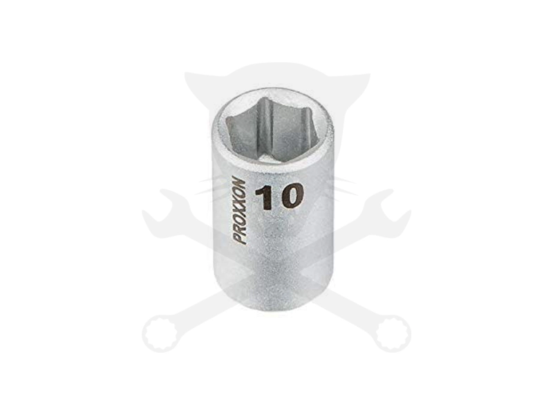 Dugókulcs - crowafej 1/4" 6 lap normál 10 mm Proxxon