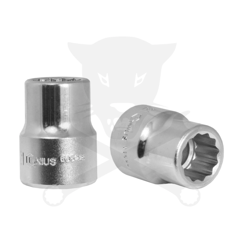 Dugókulcs - crowafej 3/4" 12 szög normál 21 mm Genius