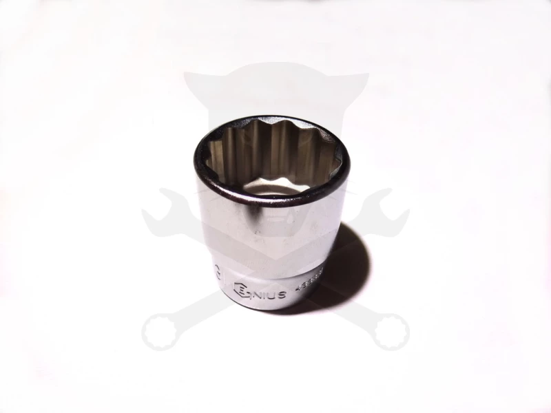 Dugókulcs - crowafej 1/2" 12 szög normál 31 mm Genius