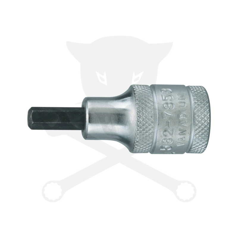 Rátűzőkulcs - crowa+bit 1/2" imbusz 1/4" rövid - Kennedy