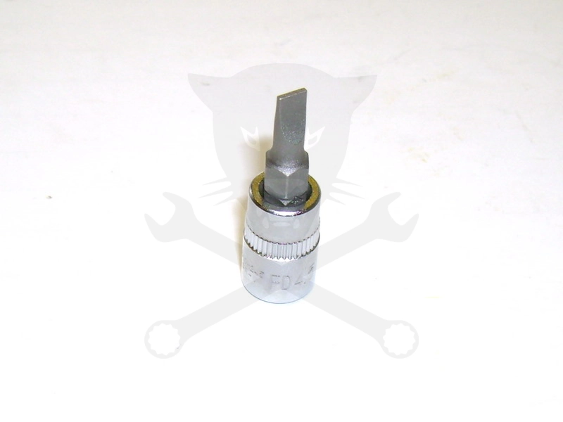 Rátűzőkulcs - crowa+bit 1/4" lapos 4,5 mm