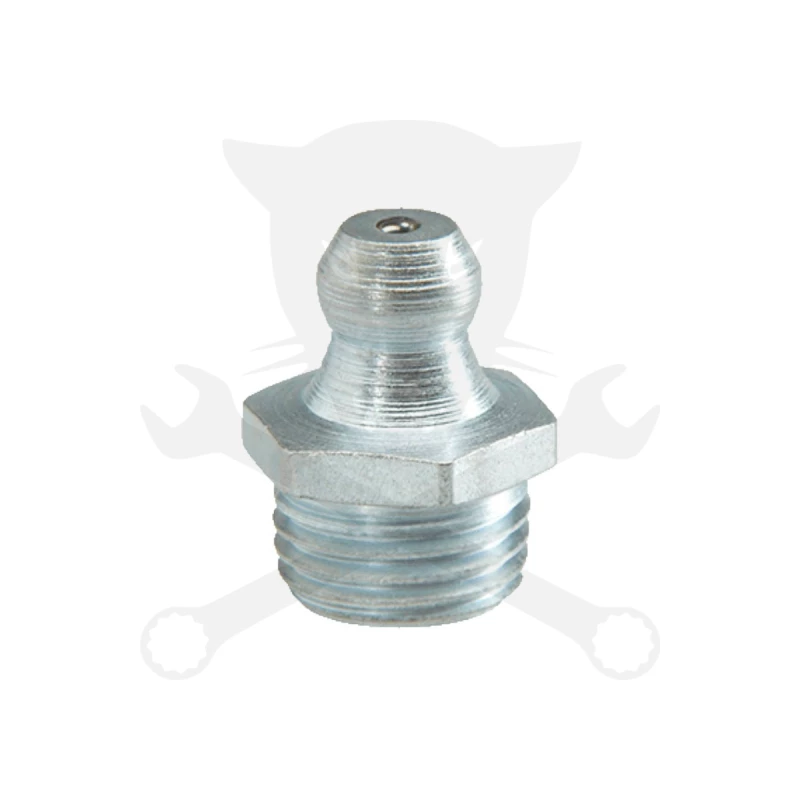 Zsírzógomb, egyenes, kúpos menettel MK10x1.25 H1 - DIN71412