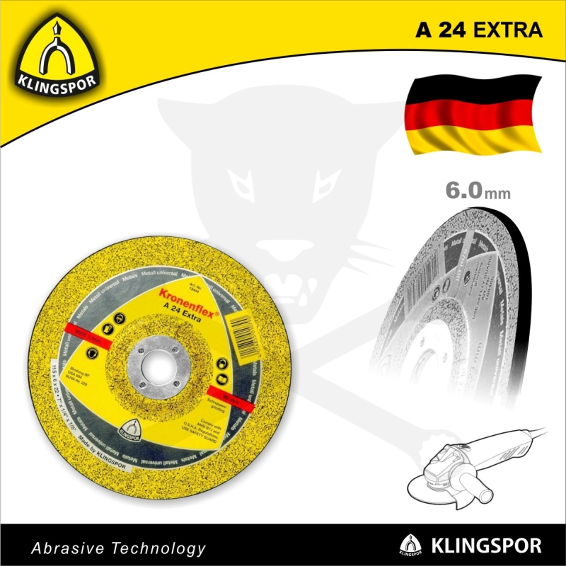 Tisztítókorong 115x6.0 mm A24 Extra - acél - Klingspor