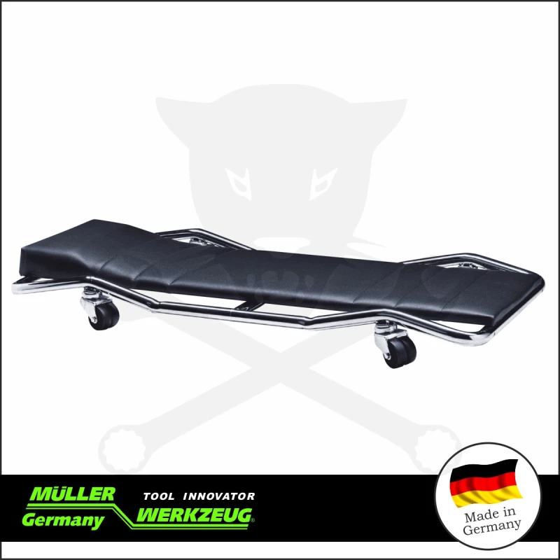 Aláfekvő bőranyagú fekete 4x2 kerekű - 1020 mm - MÜLLER