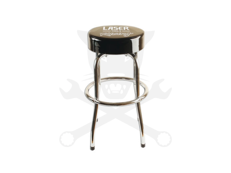Szerelőszék - bárszék - fekete-króm 720mm magas / 37 mm átmérő  KIFUTÓ