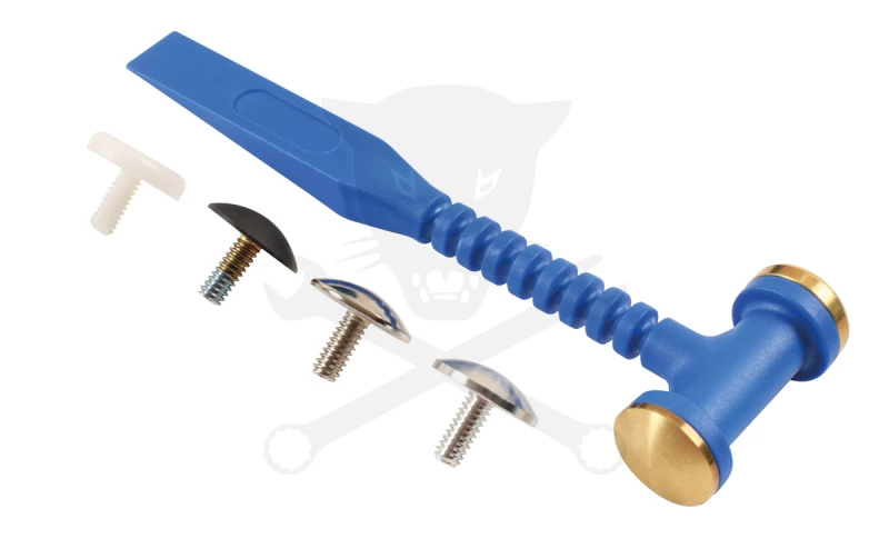 Kalapács precíziós MINI készlet 90x17 mm cserélhető fejű 7 db-os - Laser