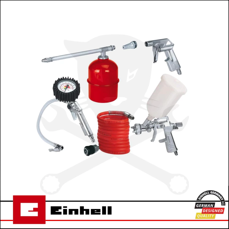 Levegős szerszám/tartozék készlet 5 db-os Einhell