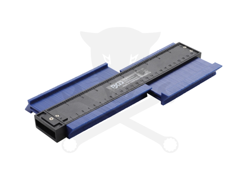 Kontúrmérő sablon 260 mm-es műanyag BGS