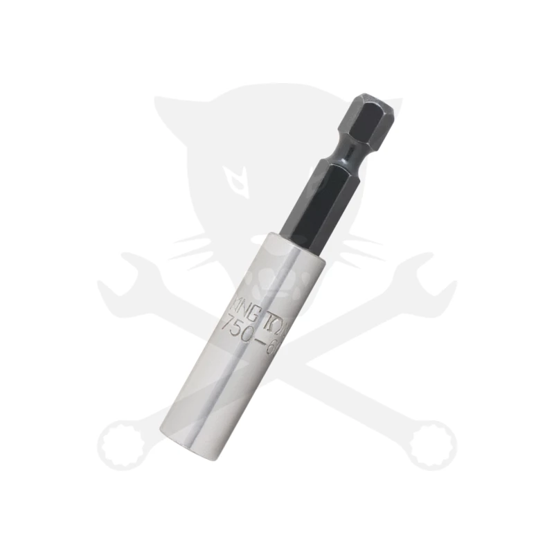Bit tartó adapter 1/4"- 1/4"-os bithez mágneses