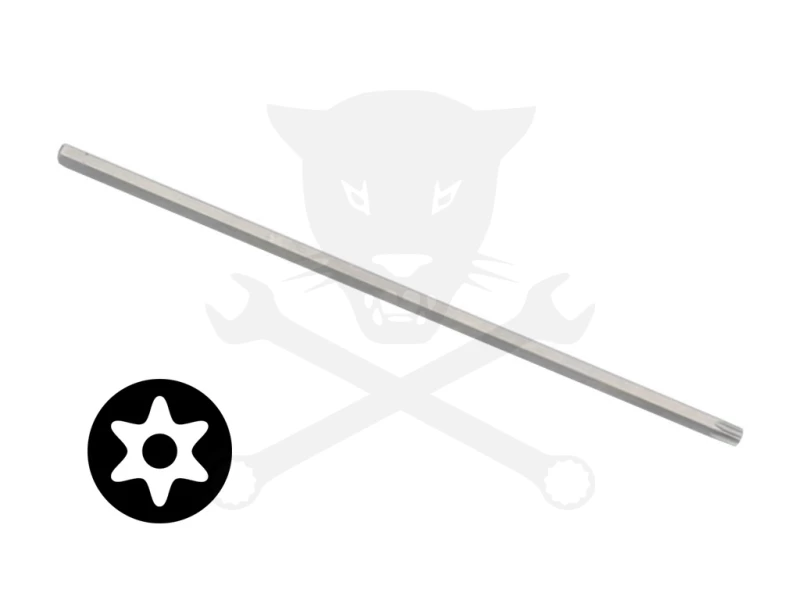 Bit torx 1/4" T27*160 mm hatágú lyukas