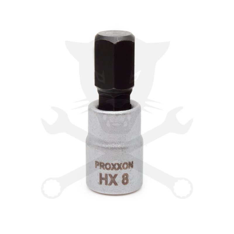 Rátűzőkulcs - crowa+bit 1/4" Imbusz HX 8 Proxxon