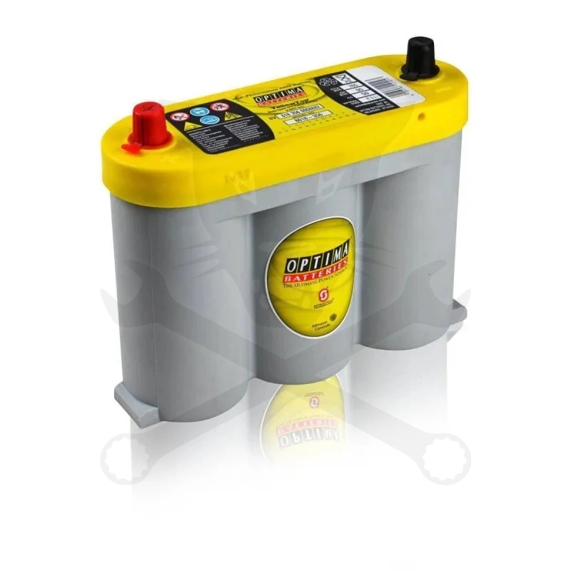 Akku OPTIMA YELLOW TOP  6V 55Ah 765A Közép pólus 255x90x185 mm